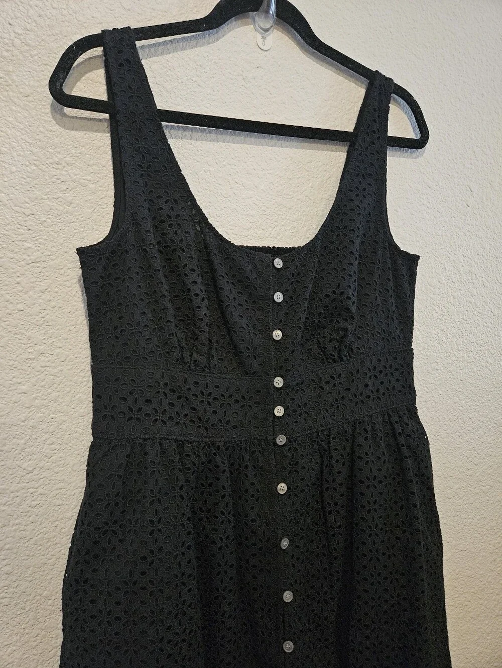 NWT J Crew Button Front Eyelet Maxi Dress Size 6